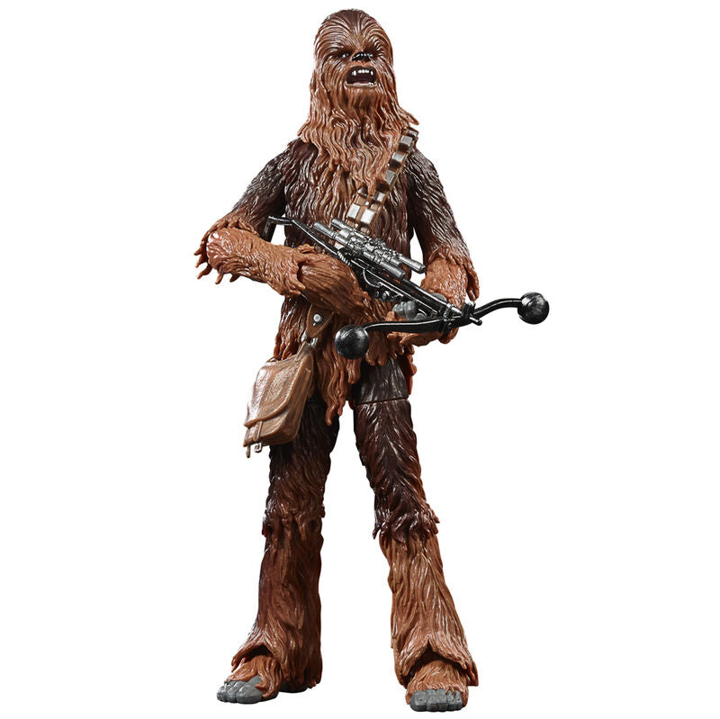Détail des accessoires inclus avec la figurine Chewbacca de 15 cm de la collection Star Wars The Black Series