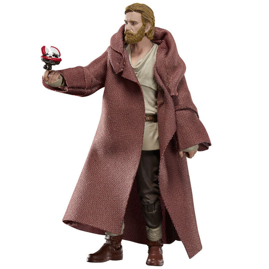 Obi-Wan Kenobi en position de combat avec accessoires inclus visibles