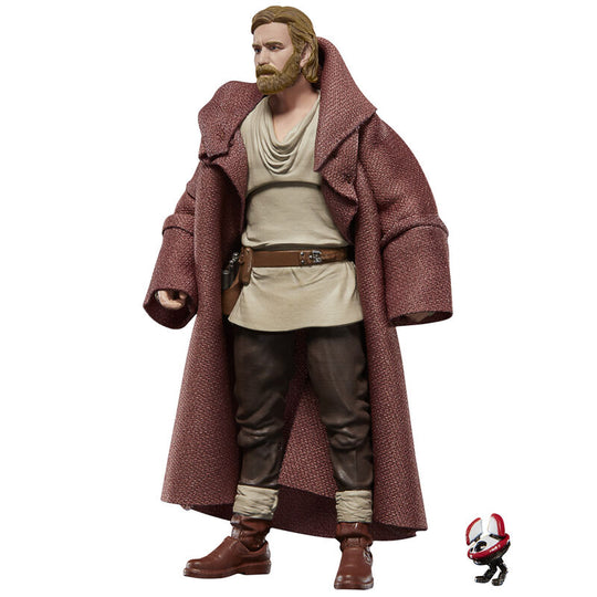 Détail du visage expressif de la figurine Obi-Wan Kenobi HASBRO