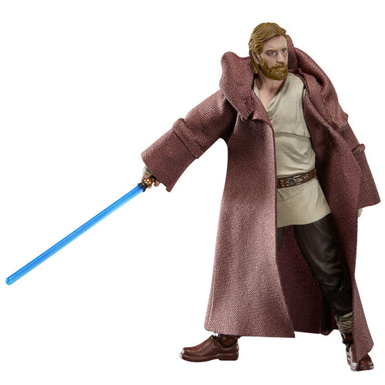 Accessoires de la figurine Obi-Wan Kenobi Star Wars posés à côté