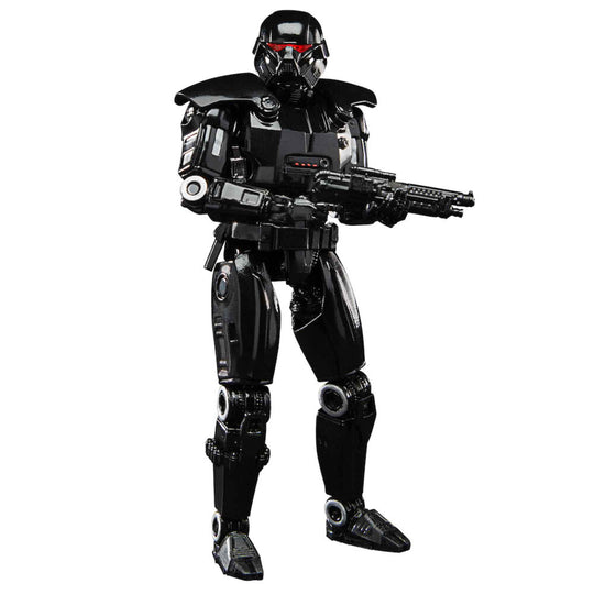Vue rapprochée des détails et finitions de la figurine Dark Trooper Star Wars 9,5cm