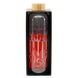Bouteille en verre Stranger Things de 1030ml avec bouchon hermétique et design personnages de la série