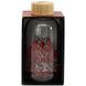 Gourde en verre borosilicate Stranger Things 620ml avec bouchon hermétique sur fond blanc