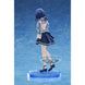 Gros plan sur le visage expressif de la figurine Rinze Morino The Idolmaster Shiny Colors