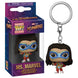 Porte-clés Pocket POP Marvel Ms. Marvel vue de face avec détails colorés et expression dynamique