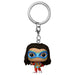 Zoom sur le porte-clés Funko Ms. Marvel montrant la finition soignée et le design miniature