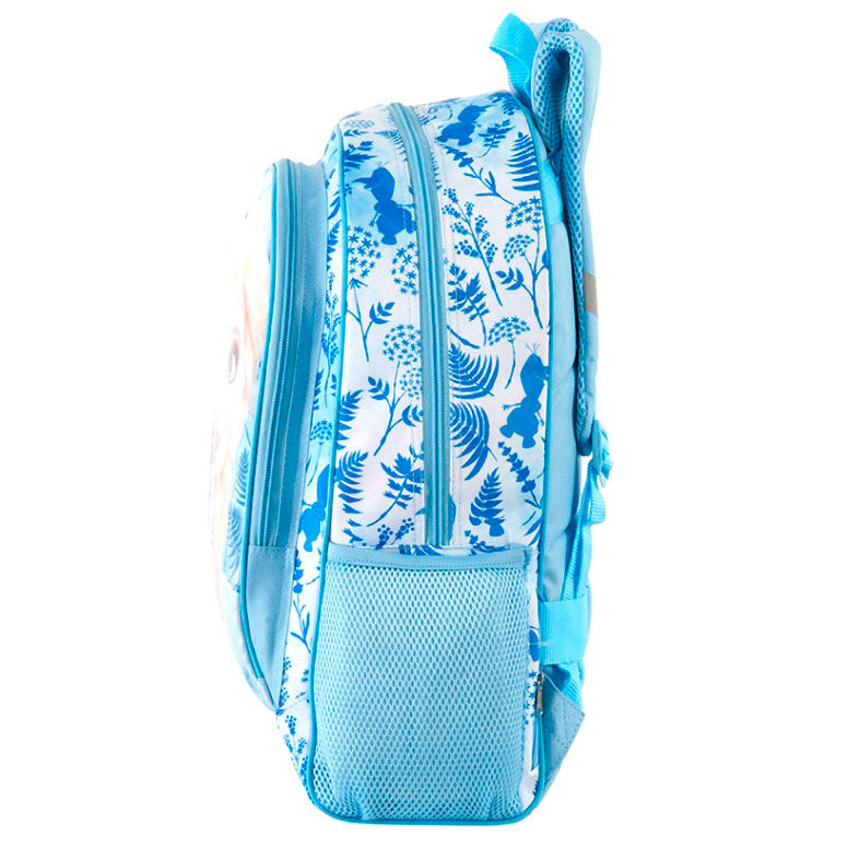 Sac à dos Disney Frozen 2 Shine 42cm vue de face avec motifs Elsa et Anna colorés