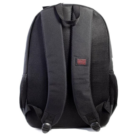 Sac à dos Star Wars porté par un fan, montrant les bretelles ajustables