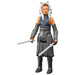 Détail du visage et des accessoires de la figurine Ahsoka Tano The Mandalorian rétro 9,5cm