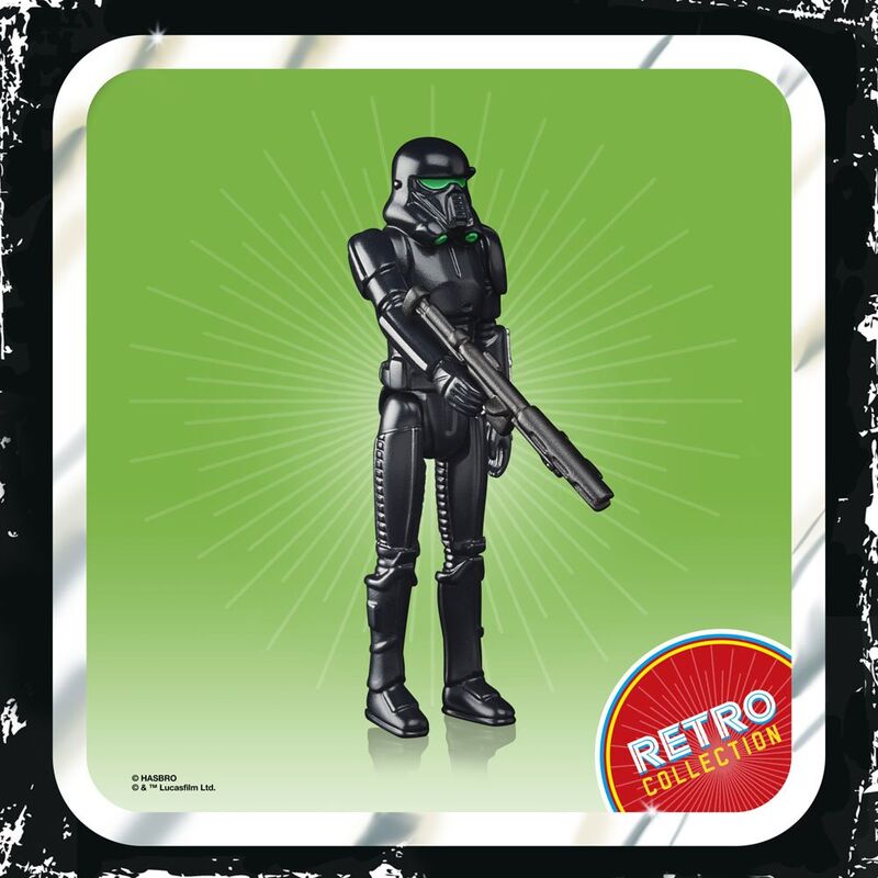 Packaging officiel HASBRO de la figurine Star Wars The Mandalorian Imperial Death Trooper