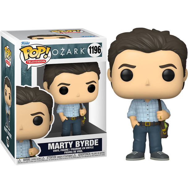 Figurine Funko POP Marty Byrde d'Ozark en vinyle de 9 cm dans sa boîte cadeau officielle