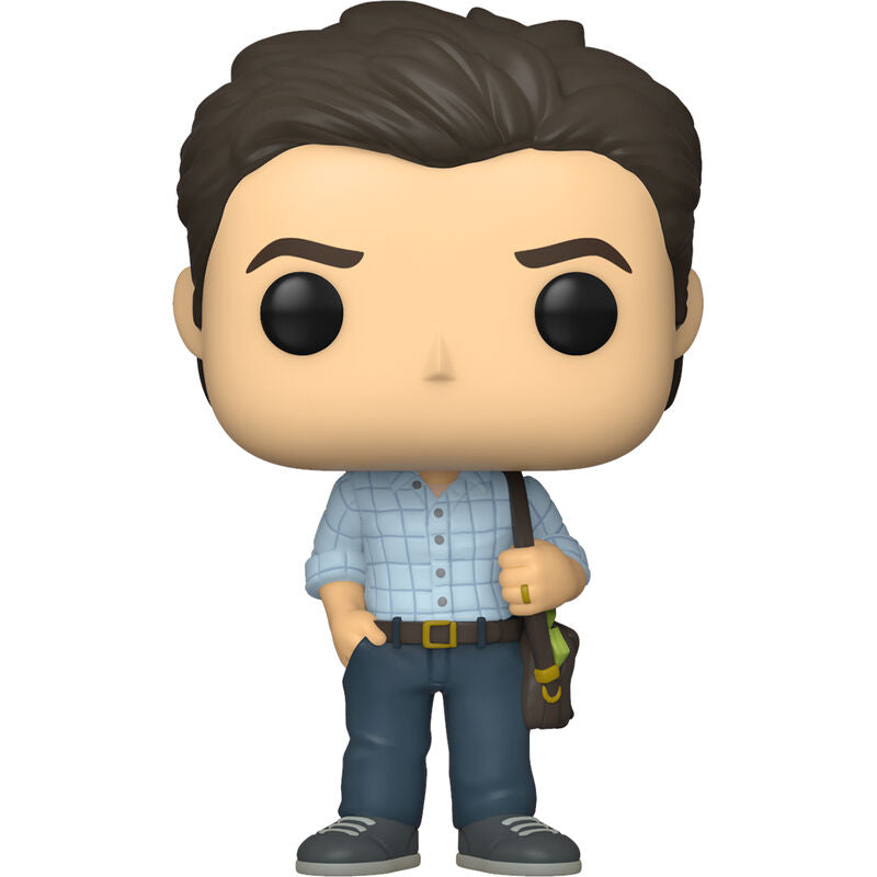 Vue rapprochée de la figurine Funko POP Marty Byrde avec détails du visage et tenue emblématique