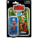 Présentation complète de la figurine Ahsoka Tano vintage 9,5 cm avec accessoires sur fond blanc