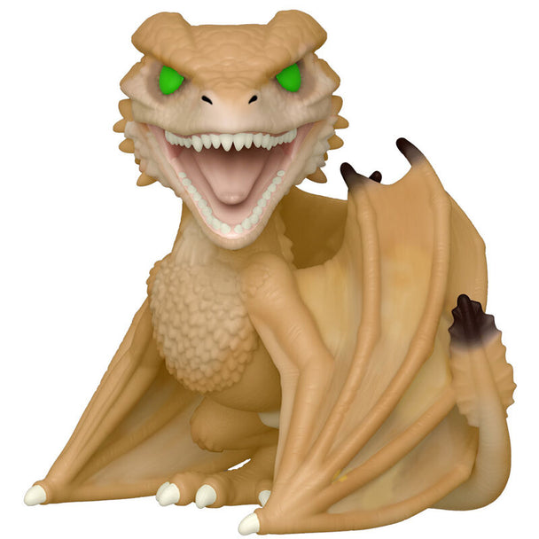 Vue de face de la figurine Syrax Funko POP en vinyle représentant le dragon emblématique de la série House of the Dragon