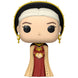 Zoom sur les détails de la figurine Rhaenyra Targaryen Funko POP avec ses couleurs vives et design soigné