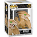 Détail de la figurine Funko POP Syrax avec ses couleurs vives et son design fidèle à Game of Thrones House of the Dragon