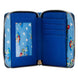 Côté du portefeuille Loungefly Toy Story en cuir vegan avec une finition soignée et design compact