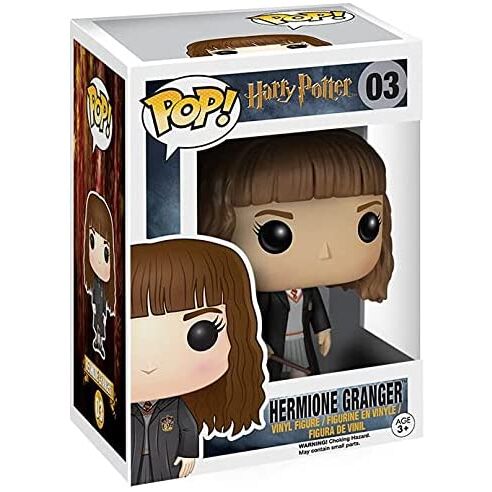 Emballage officiel de la figurine POP Harry Potter Hermione Granger avec logo FUNKO visible