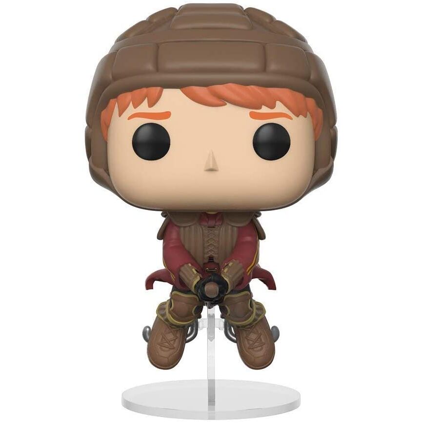 Boîte cadeau de la figurine Funko POP Harry Potter Ron sur balai avec packaging officiel