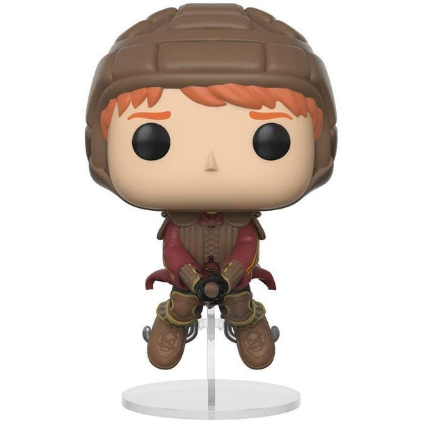 Boîte cadeau de la figurine Funko POP Harry Potter Ron sur balai avec packaging officiel