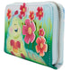 Emplacement transparent en forme de fleur pour carte d'identité sur le portefeuille Loungefly Bugs Life