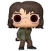 Vue rapprochée de la figurine Funko POP Liam Gallagher avec détails soignés et emballage d'origine