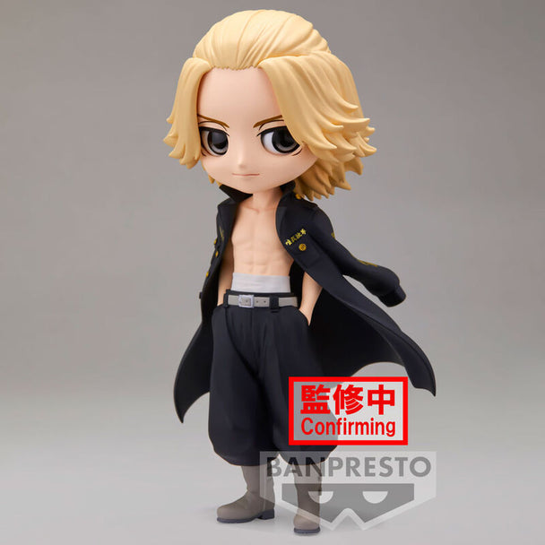 Figurine Manjiro Sano Mikey Q Posket de face, 14 cm, Tokyo Revengers par BANPRESTO