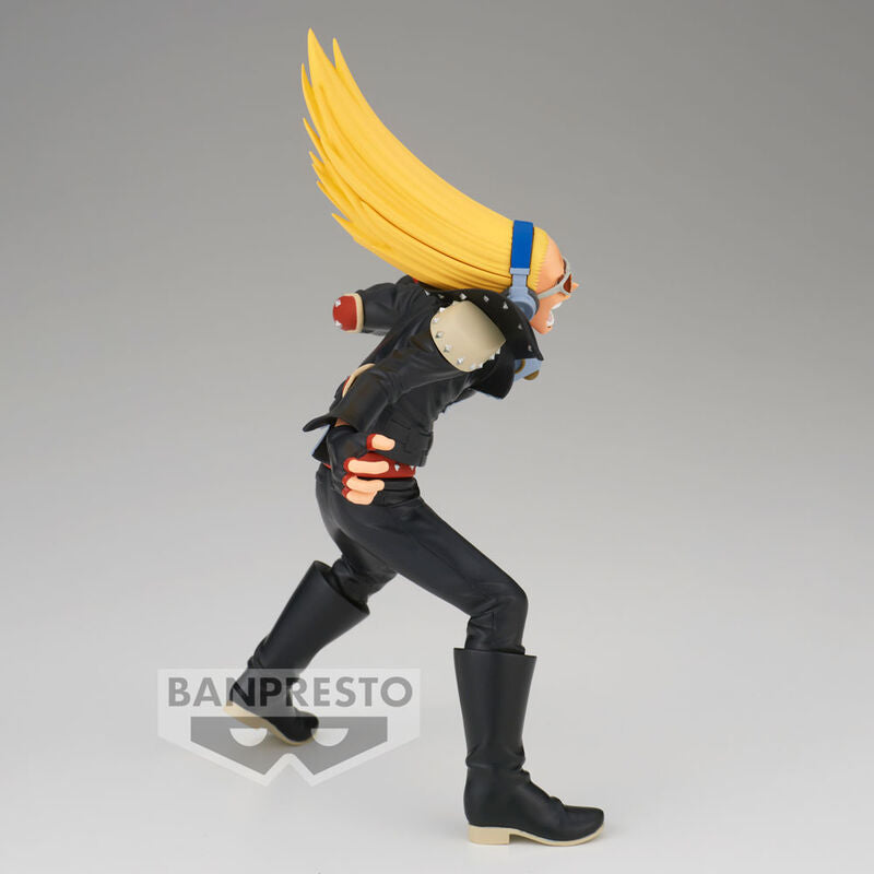 Zoom sur les détails précis de la coiffure et du micro de la figurine Present Mic 15cm