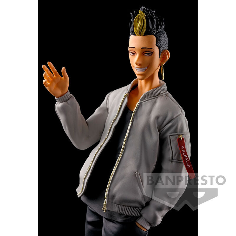 Emballage officiel BANPRESTO de la figurine Shuji Hanma Tokyo Revengers 19cm