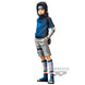 Packaging original de la figurine Sasuke Uchiha Naruto BANPRESTO avec logo
