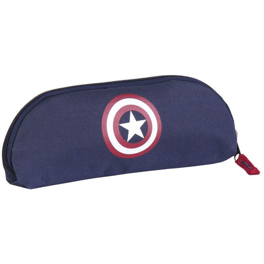 Vue de face de la trousse Marvel Avengers CERDÁ avec illustrations des héros emblématiques