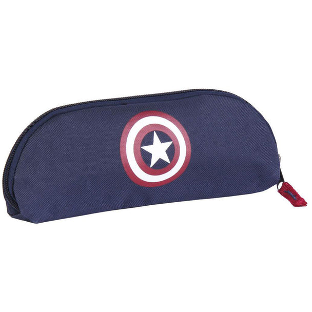 Vue de face de la trousse Marvel Avengers CERDÁ avec illustrations des héros emblématiques