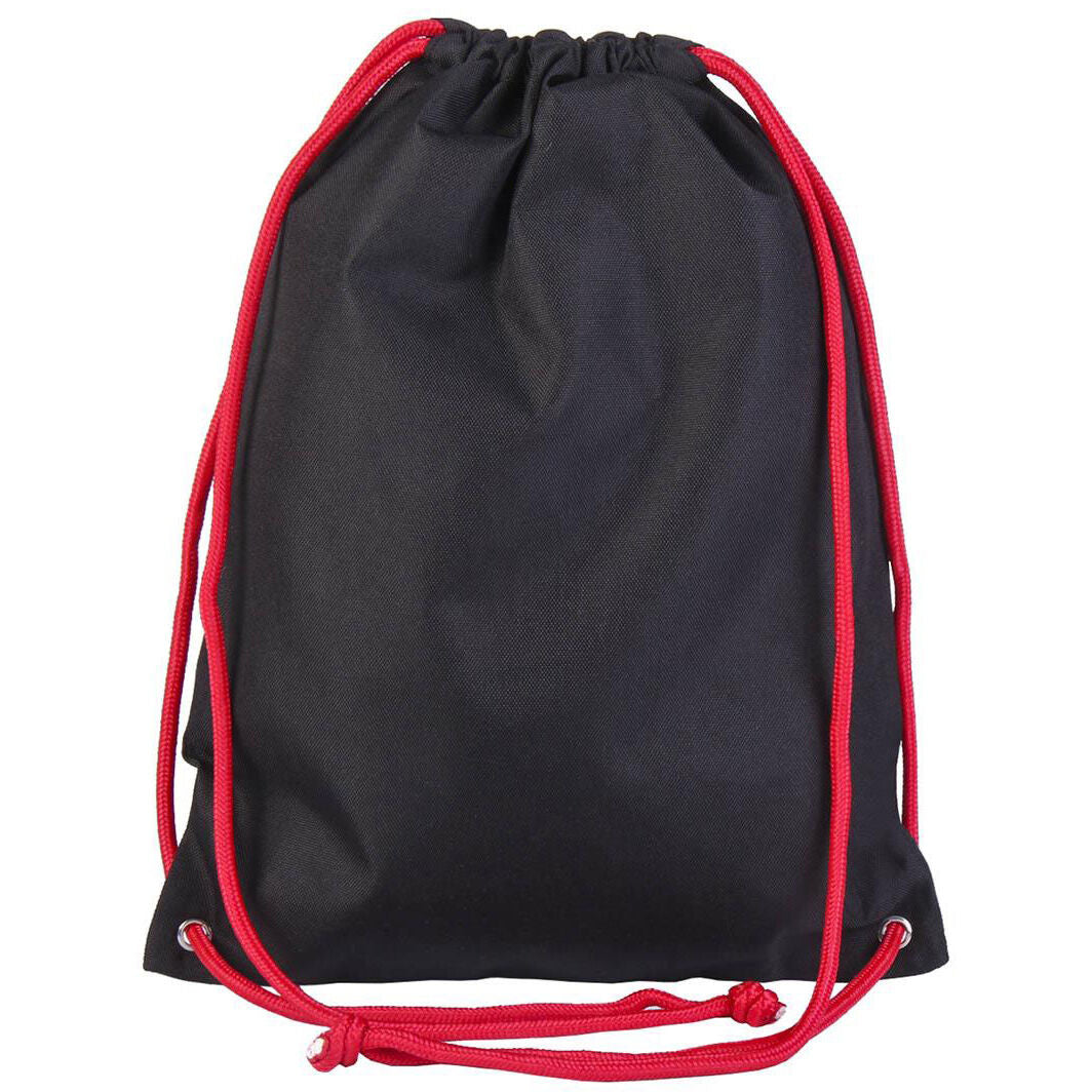 Vue avant du sac de sport Marvel Logo 40 cm signé CERDÁ avec son design coloré et logo distinctif