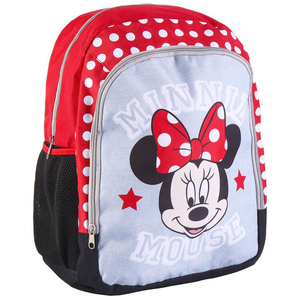 Sac à dos Disney Minnie CERDÁ 41 cm vue de face avec motif Minnie coloré