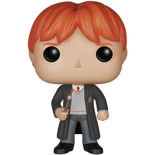 Image arrière de la figurine Ron Weasley FUNKO POP avec détails du manteau et coiffure