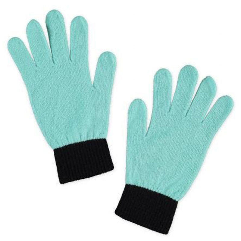 Zoom sur la composition du bonnet Bulbizarre, montrant les fibres acryliques et l'élasthanne