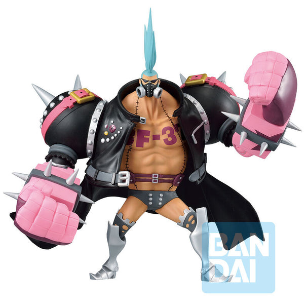 Figurine Franky Ichibansho 18,5cm détaillée du One Piece Film Red en position dynamique