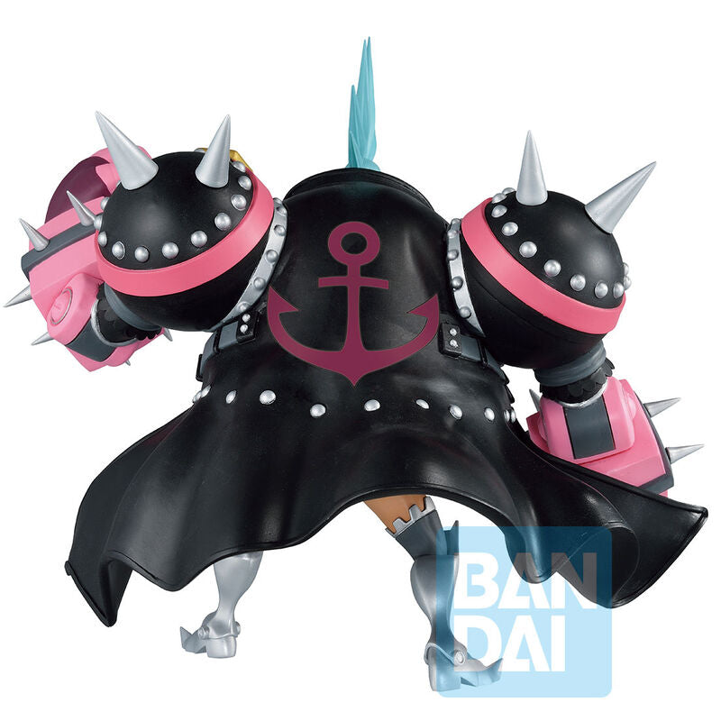 Packaging officiel de la figurine Franky Ichibansho 18,5cm du One Piece Film Red par BANPRESTO