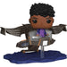 Zoom sur les détails colorés de la figurine Funko POP Shuri, édition Wakanda Forever, en vinyle de 9 cm