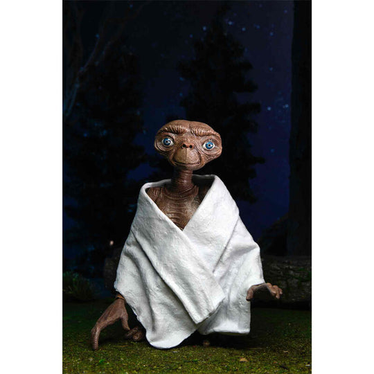 Packaging officiel de la figurine E.T. Ultimate 12cm pour le 40e anniversaire
