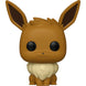 Détail de la tête de la figurine Funko POP Eevee avec ses grandes oreilles et yeux expressifs