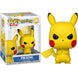 Figurine Funko POP Pikachu Pokémon de 9 cm dans sa boîte vitrine transparente, vue de face