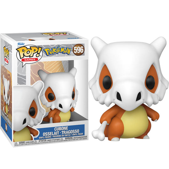 Figurine Funko POP Cubone Pokémon en vinyle de 9 cm dans sa boîte vitrine transparente