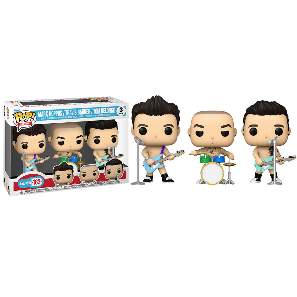 Figurine Funko POP représentant un membre de Blink 182 avec son instrument de musique