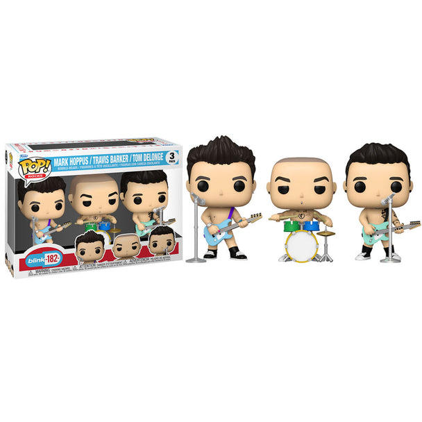 Figurine Funko POP représentant un membre de Blink 182 avec son instrument de musique