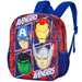 Détail des deux poches latérales en mesh sur le sac à dos Marvel Avengers The Four.