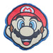 Coussin 3D Mario Super Mario Bros de 35 cm en polyester avec texture Peach touch, vue de face