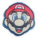 Coussin 3D Mario Super Mario Bros de 35 cm en polyester avec texture Peach touch, vue de face