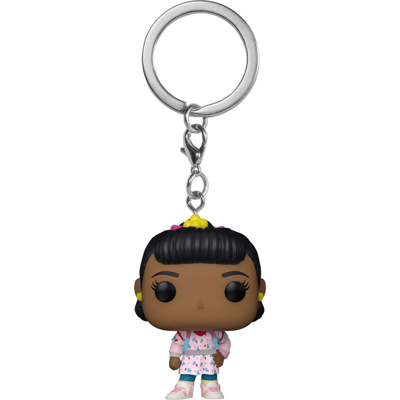 Porte-clés Pocket POP Erica Sinclair FUNKO avec détails précis et couleurs vives sur fond blanc