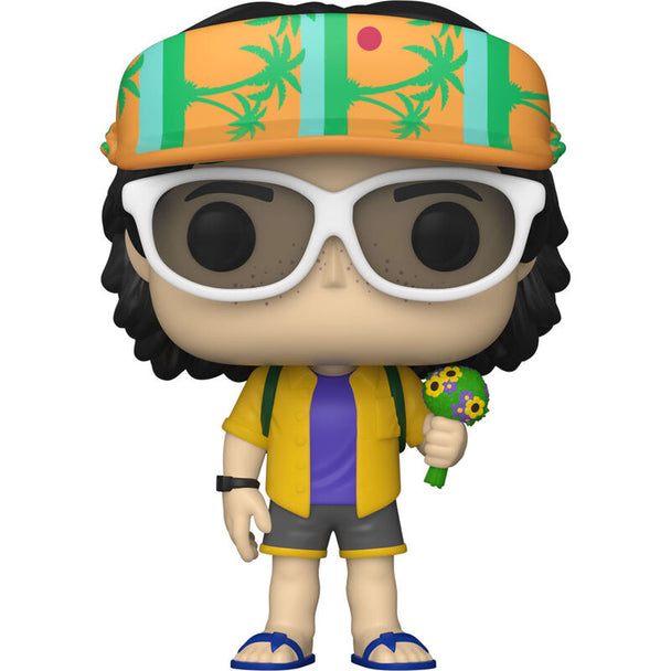 Figurine Funko POP Mike Wheeler de Stranger Things de face dans sa boîte vitrine transparente